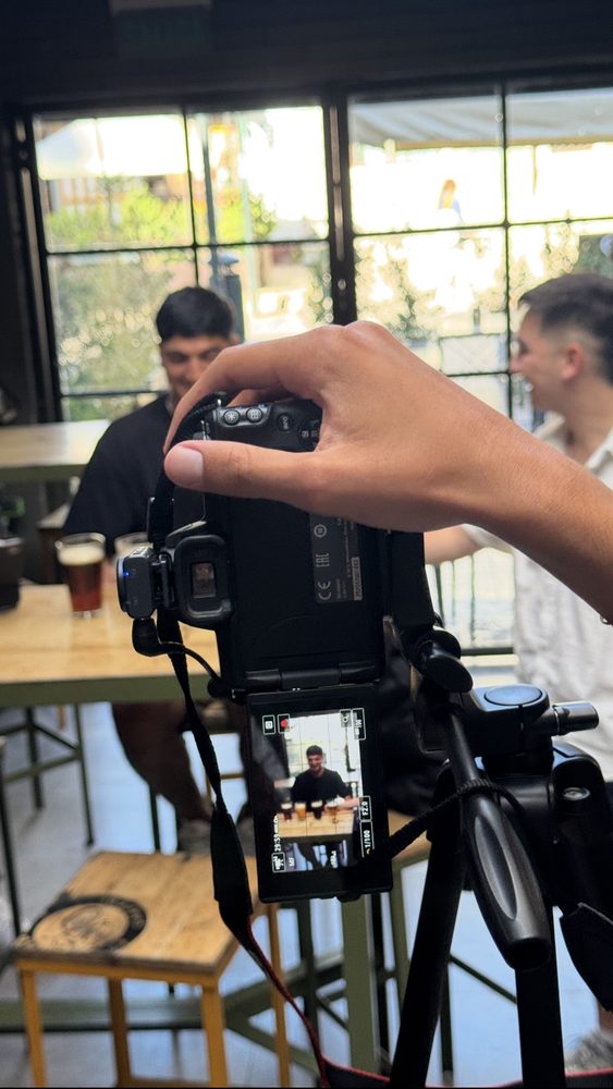 Grabación en set